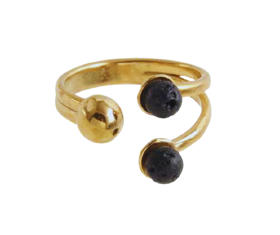 anillo obsidiana de tenerife