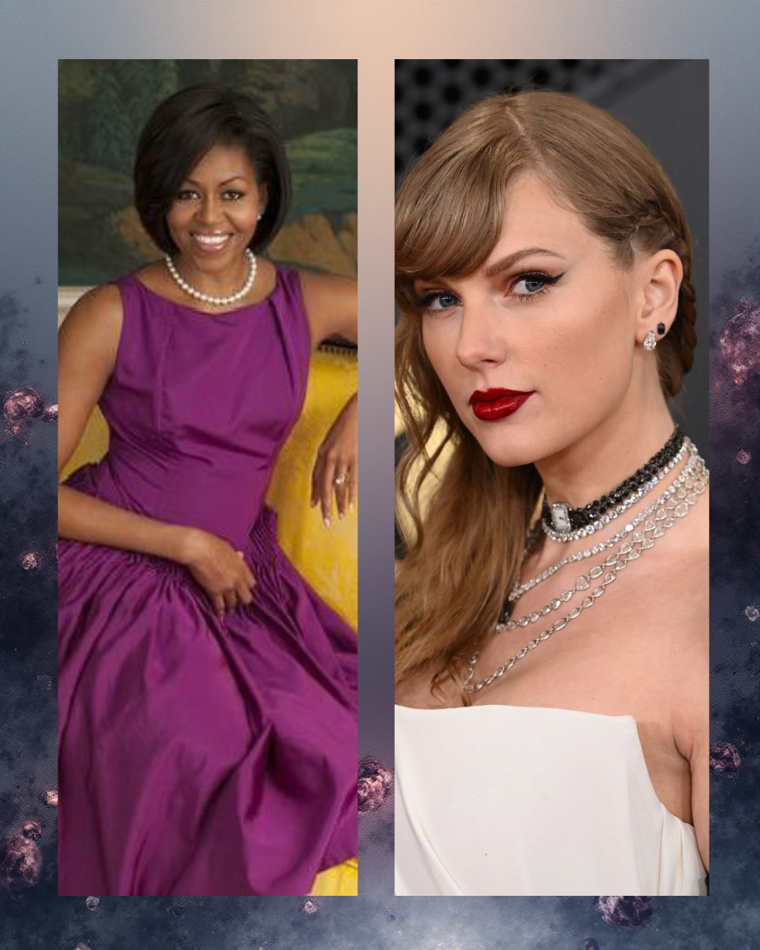 Dos mujeres en un mismo cuadro simbolizando la elección de invertir en el empoderamiento femenino y el autodescubrimiento. Recuperar la autoestima y cambiar de vida.