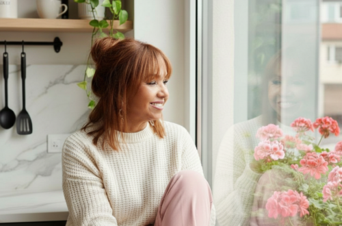 veronica despues de hacer su rirtal 5 , con esencia de mujer