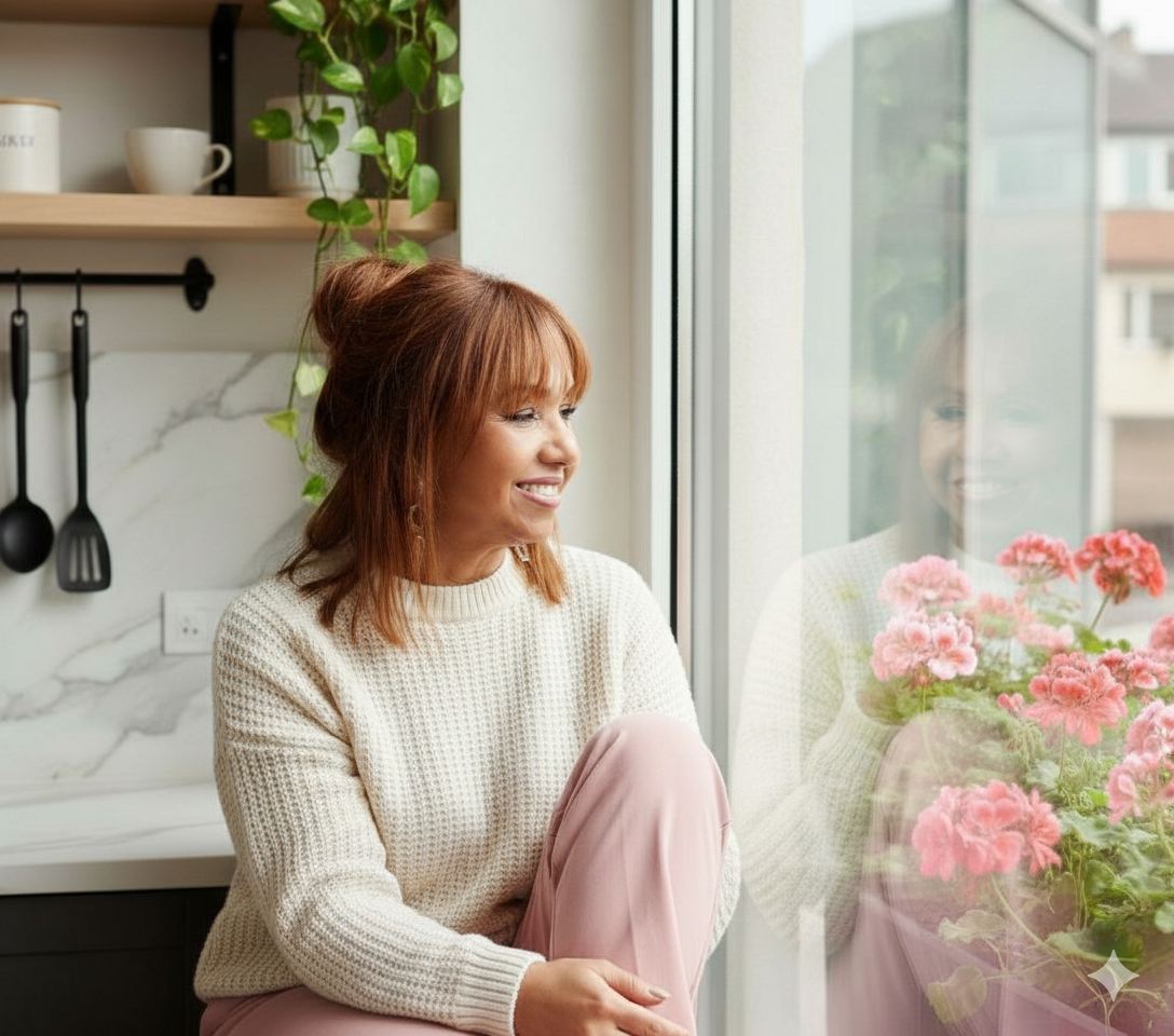 veronica despues de hacer su rirtal 5 , con esencia de mujer
