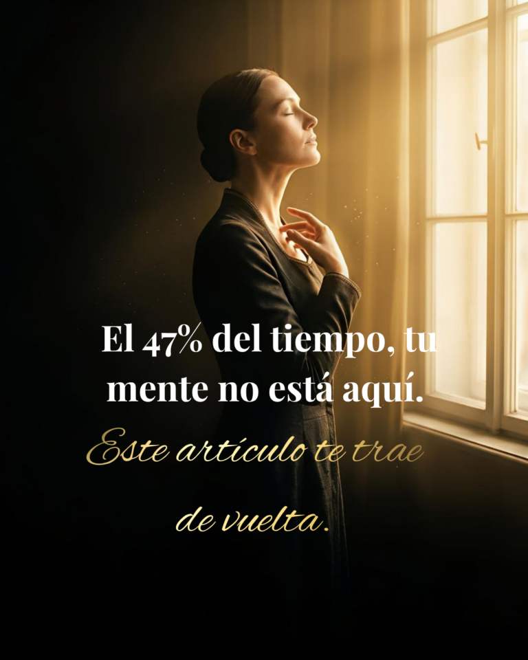 Mindfulness y amor propio: mujer presente en el momento — Ritual Cinco