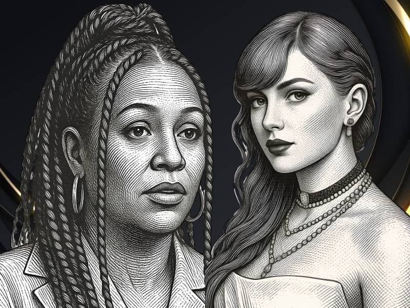 Dos mujeres representando fuerza y autenticidad femenina